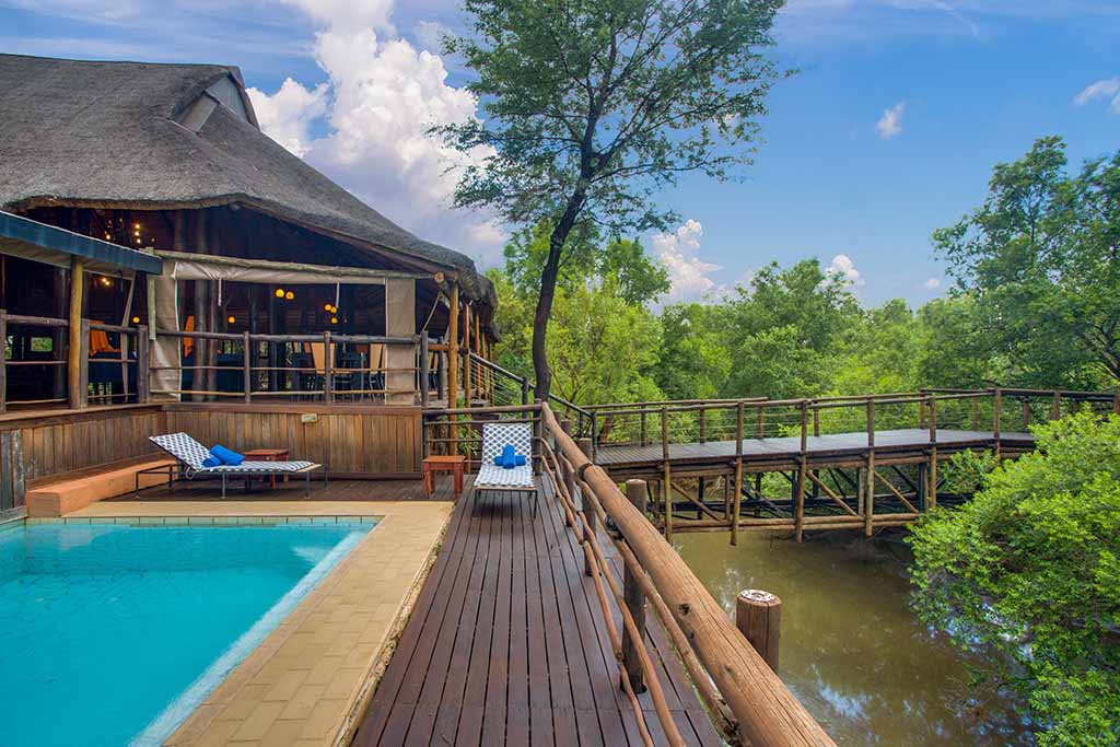 Madikwe River Lodge pool area