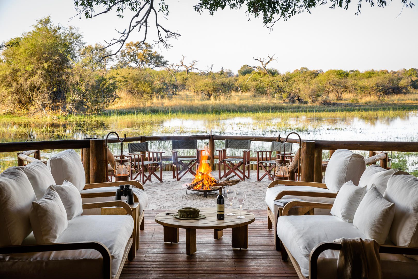 12 Days African Bush & Beach Safari - Sabi Sands Lodges Reservation 59 Chief s Camp Luxury Suite Boma