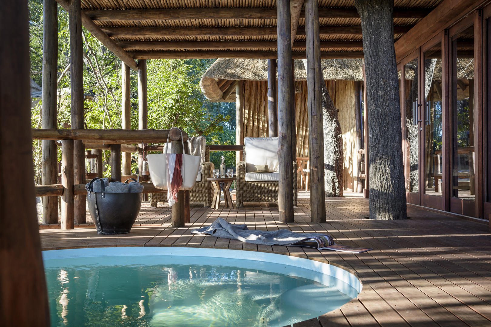 12 Days African Bush & Beach Safari - Sabi Sands Lodges Reservation 55 Chief s Camp private plunge pool