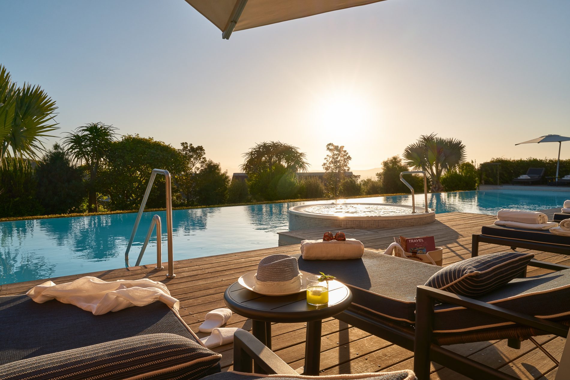13 Day Cape Town, Wineland, Kruger Park & Sabi Sand Deluxe Safari Tour - Sabi Sands Lodges Reservation 3 Delaire Graff Spa Pool and Deck declaire graff lodges