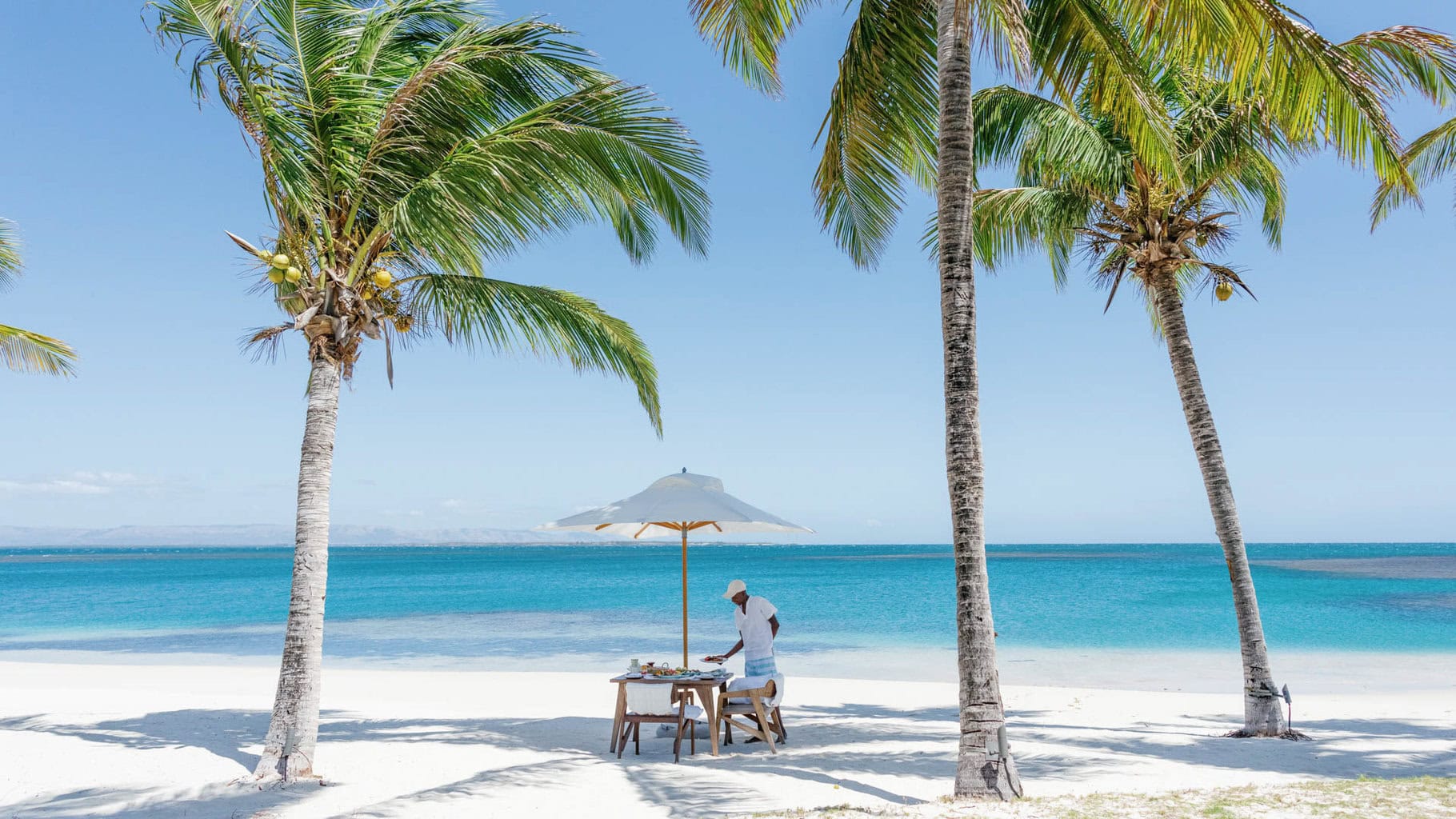 12 Day African Luxury Safari - Luxurious Zambia & Madagascar - South Africa 90 Miavana Beach Breakfast © Oliver Fly Photography 27