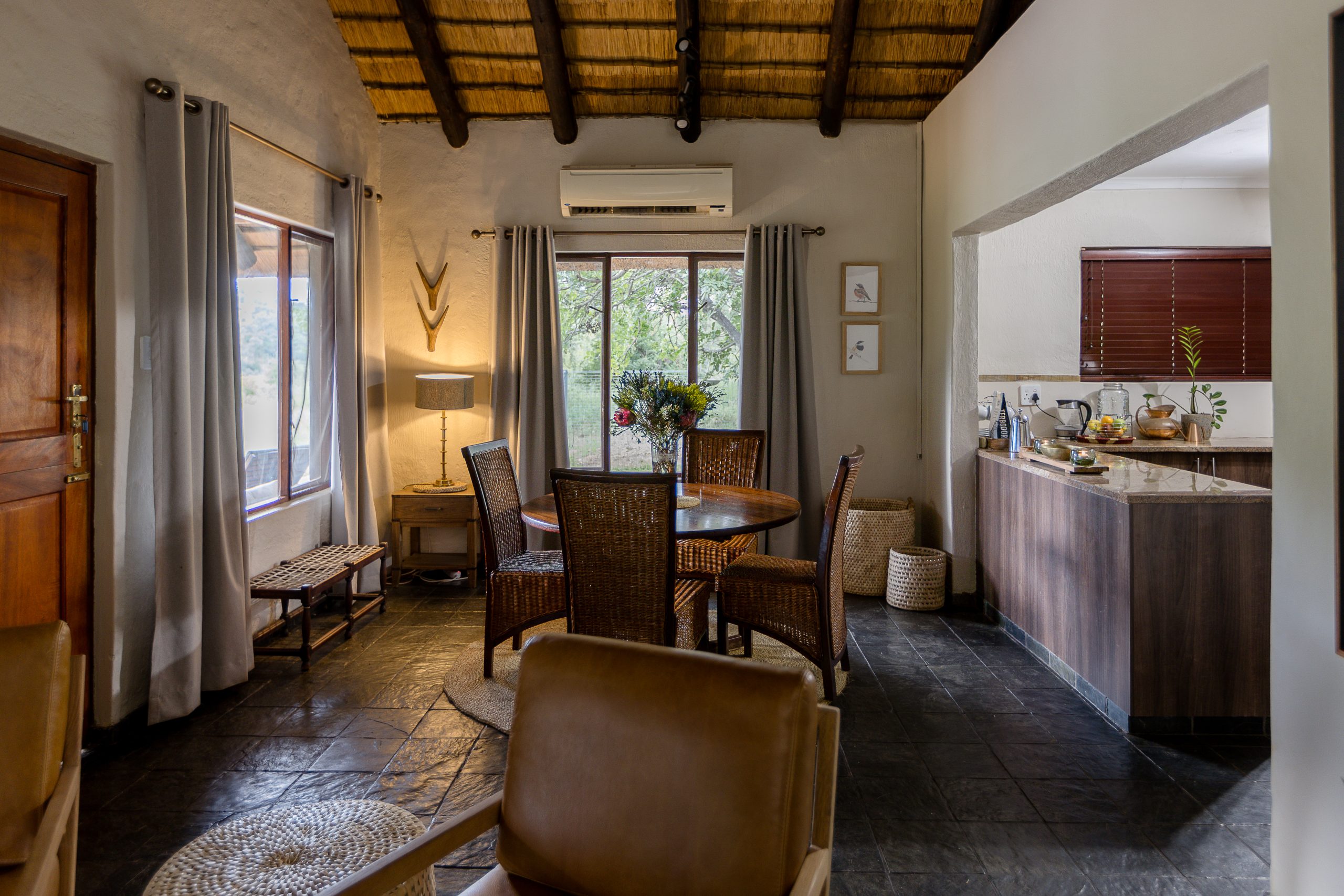 Ivory Wilderness Homestead – Family Accommodation - Klaserie Private Reserve - Kruger National Park 6 Homestead inside dining