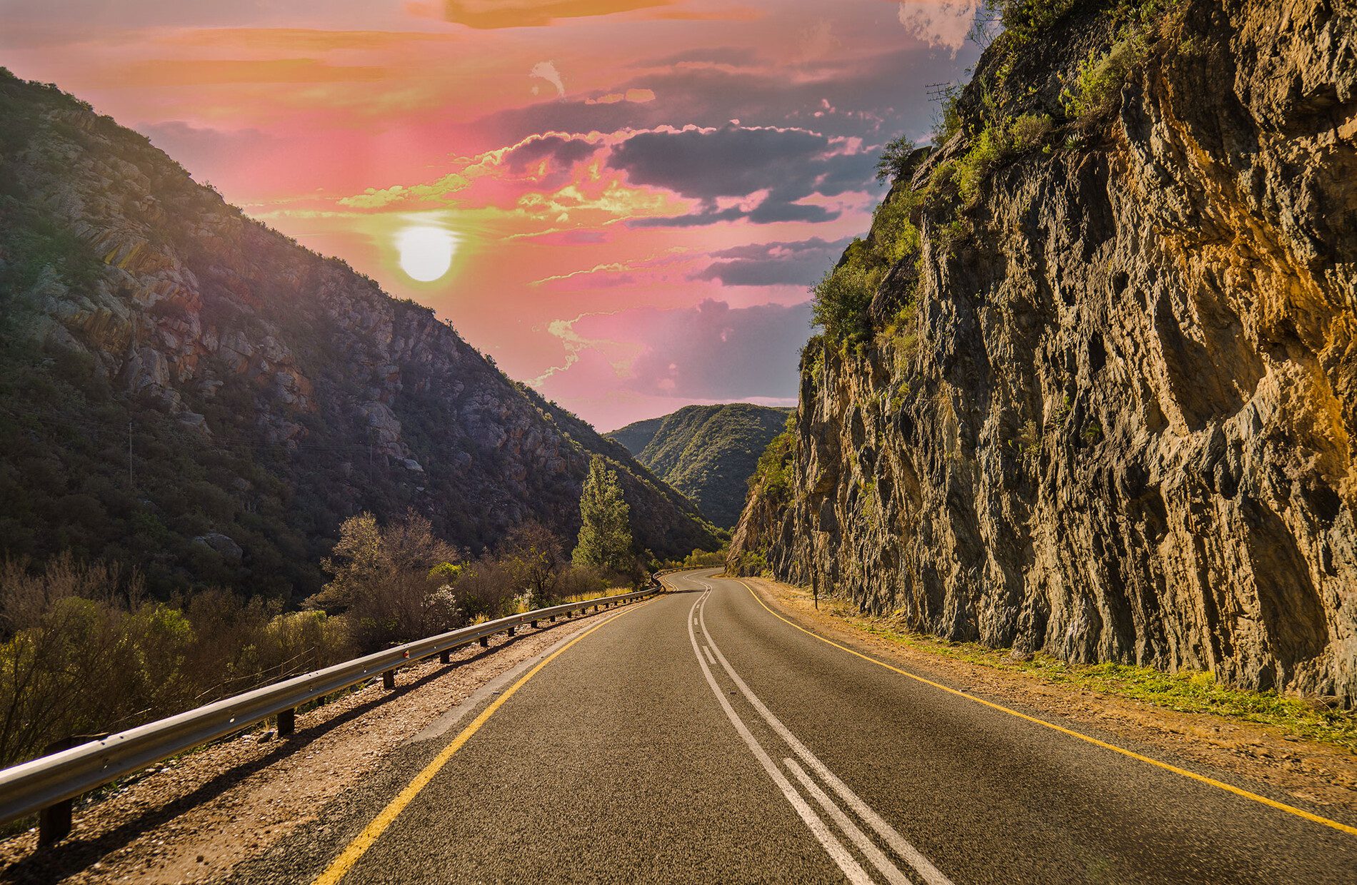 The Best of The garden Route - 4 Day Guided Tour - Cape Town Tour 64 winding road through mountain in oudtshoorn western cape south africa cbd