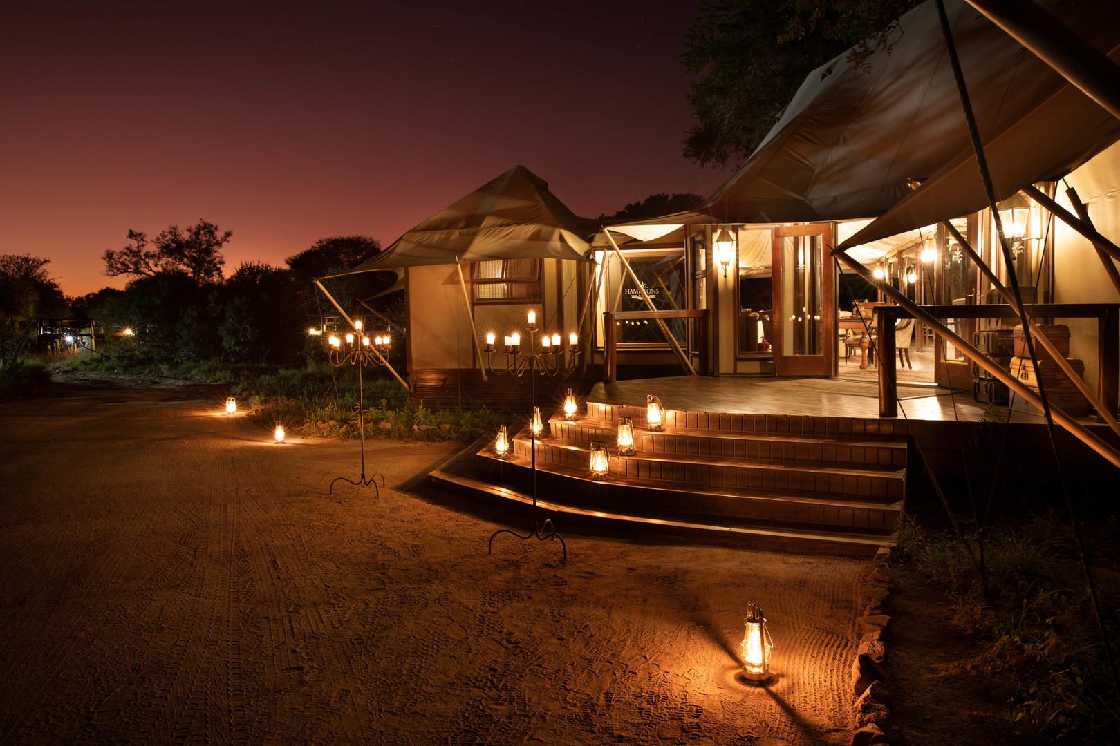 Kruger National Park luxury lodges, worth it or not in 2025? 10 Hamiltons Tented Camp Entrance