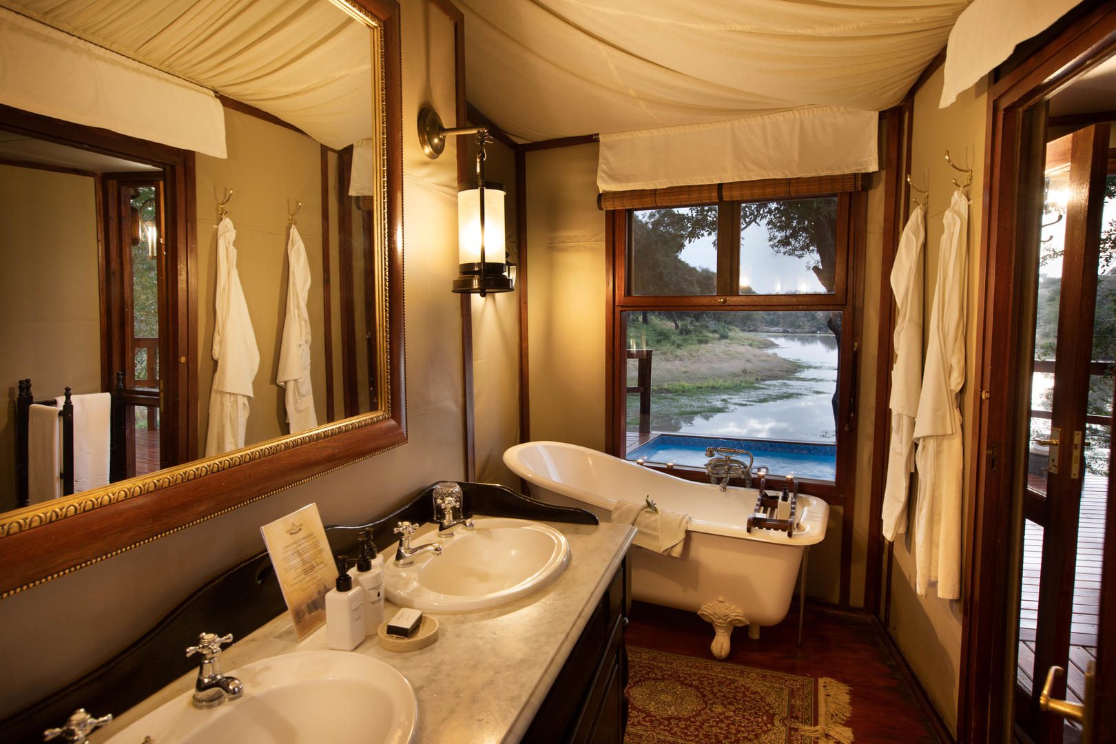 Kruger National Park luxury lodges, worth it or not in 2025? 12 Hamiltons Tented Camp Suite Bathroom