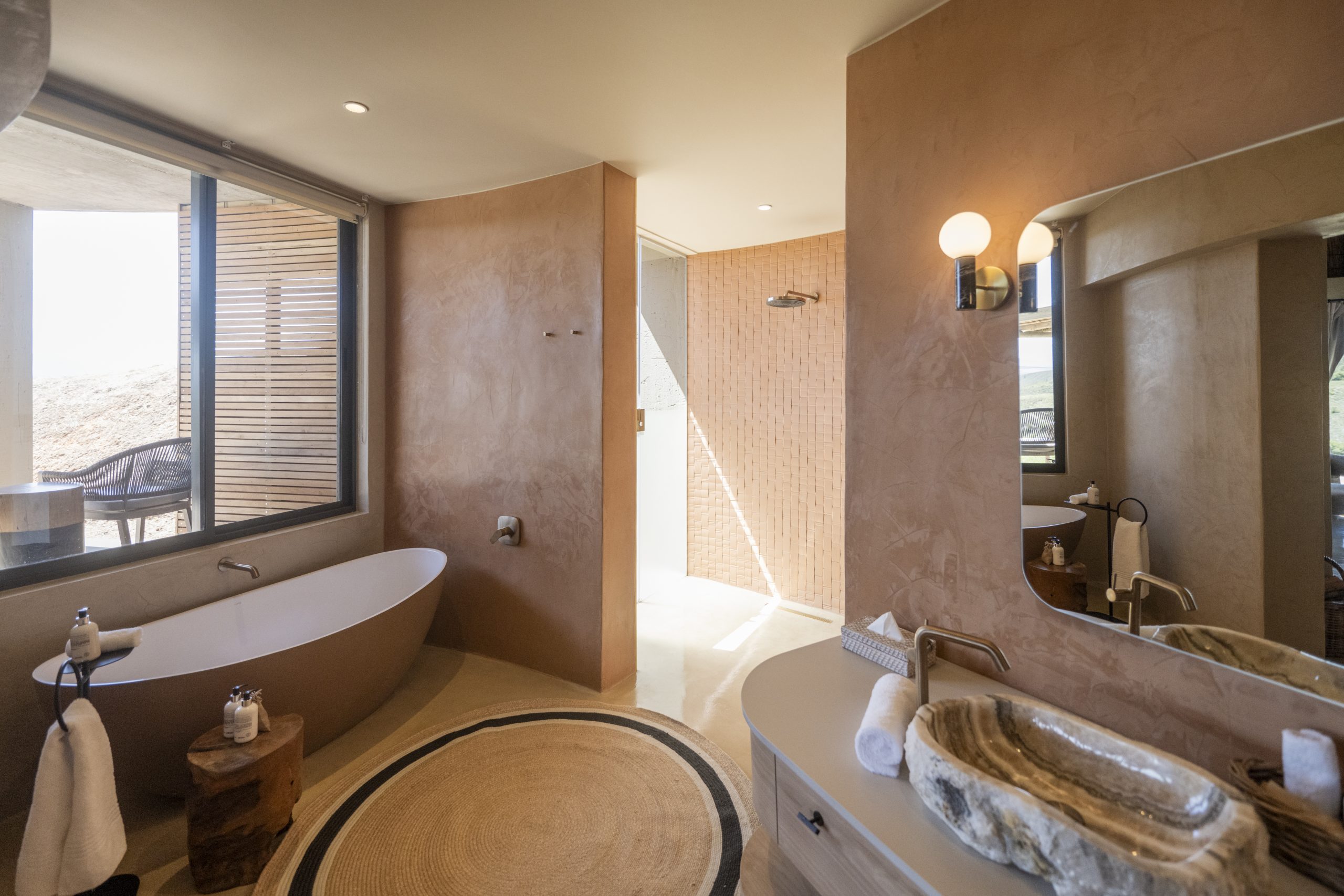 Gondwana Game Reserve - South Africa 48 Kwena Lodge Luxury Suite bathroom