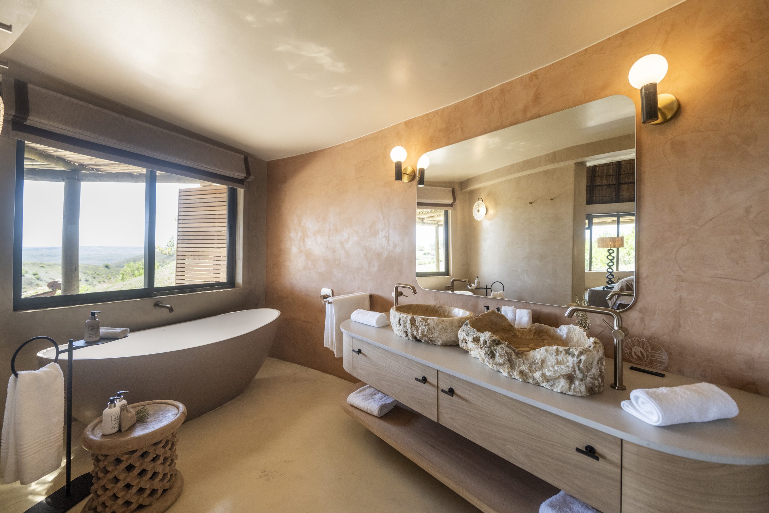Gondwana Game Reserve - South Africa 50 Kwena Lodge Suite bathroom