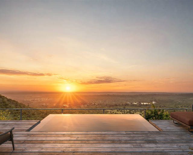 Ulusaba New Renovations 24 ulusaba rock lodge rock suite pool deck