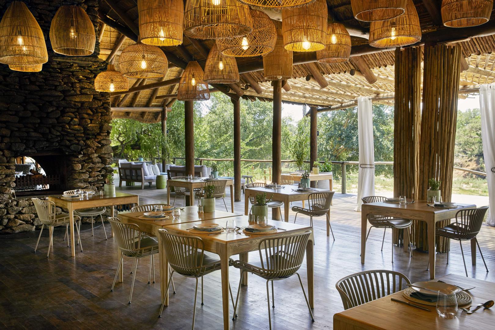 Lion Sands Narina Lodge Dining Room