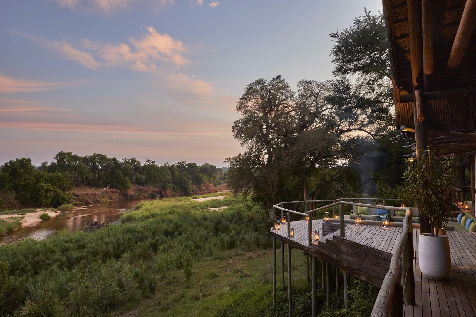 Lion Sands Narina Lodge Guest Area view