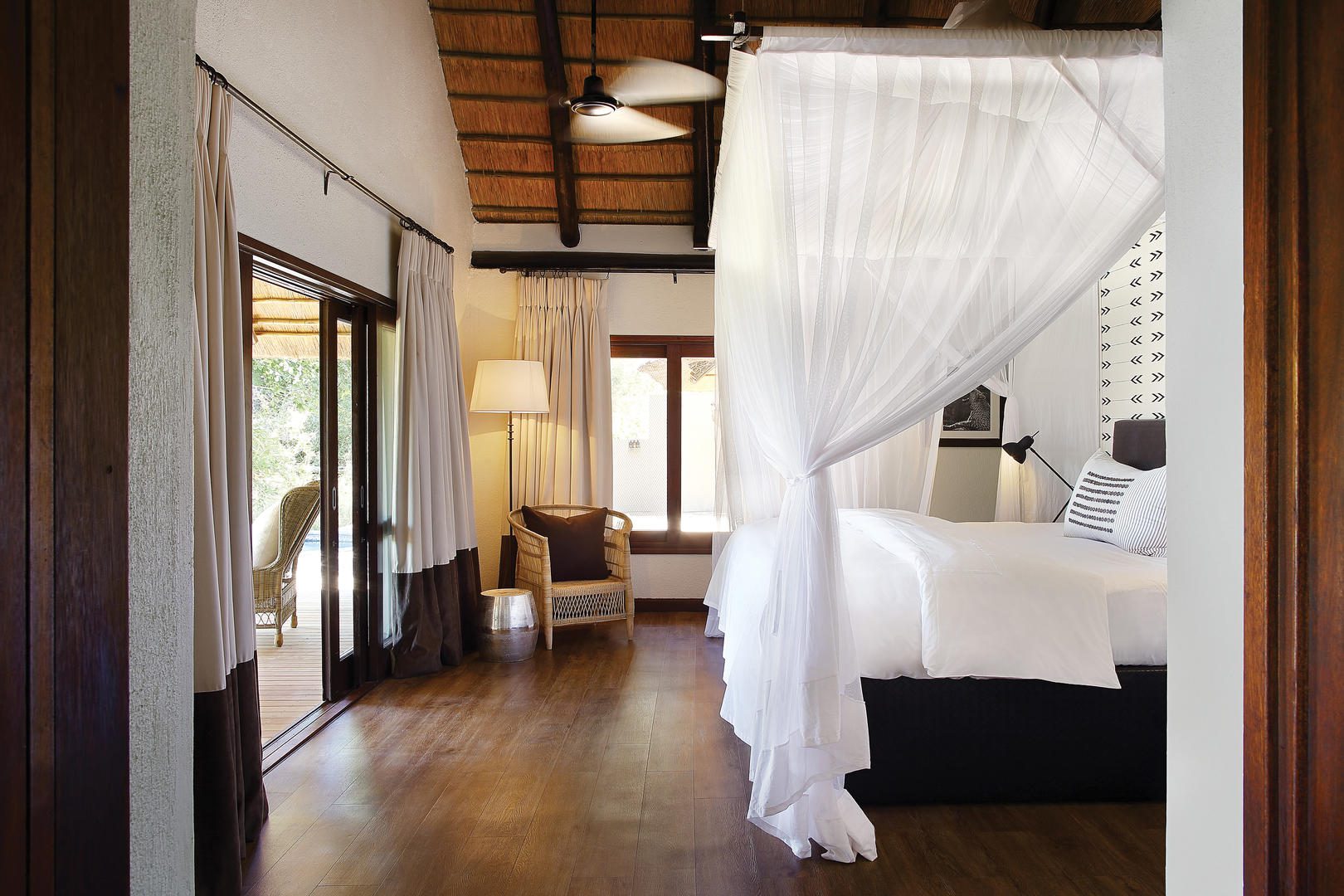 Londolozi Tree Camp - Sabi Sands Game Reserve - Sabi Sands Lodges Reservations - Kruger National Park 6 Tree Camp Suite Bedroom
