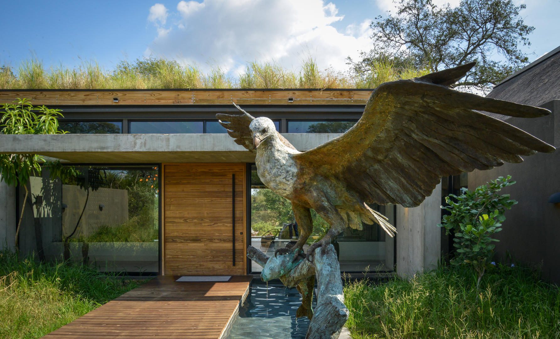 lion sands ivory lodge fish eagle villa entrance