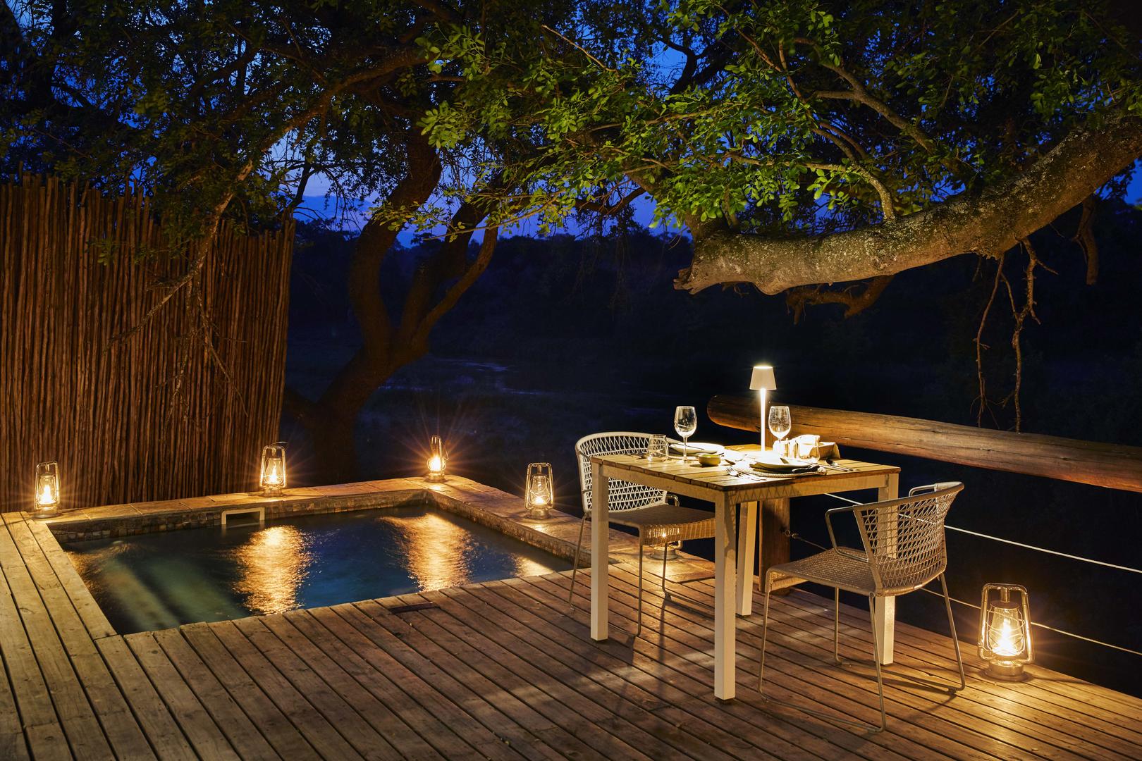 Lion Sands Tinga Lodge - Sabi Sands - Kruger National Park 6 lion sands tinga lodge suite in room dining