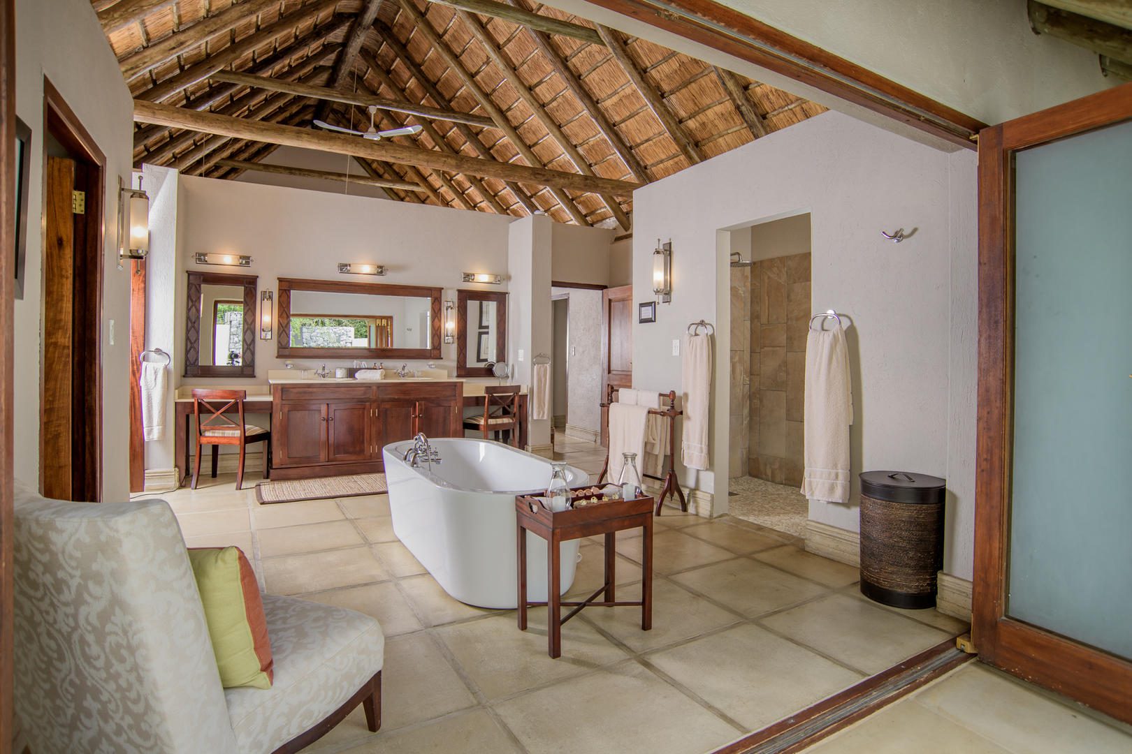 Savanna Private Lodge - Sabi Sands Game Reserve - Kruger National Park 54 savanna suite bathroom