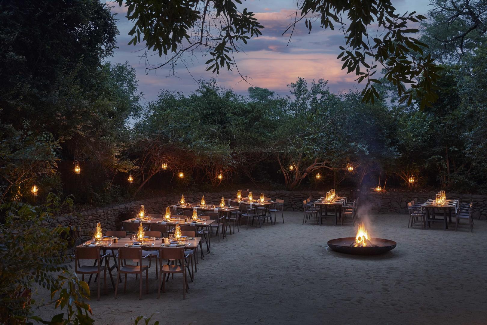Lion Sands River Lodge Boma