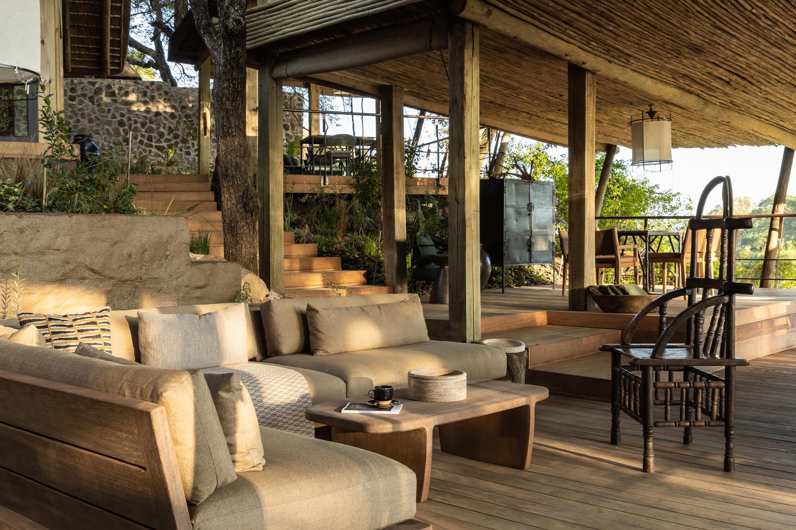 Singita Ebony Lodge Outdoor Deck